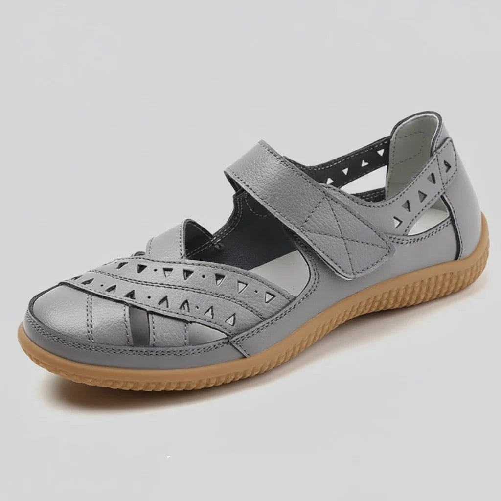 Women’s Breathable Leather-Look Walking Sandals