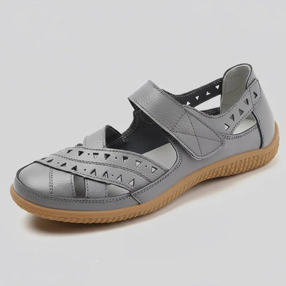 Women’s Breathable Leather-Look Walking Sandals