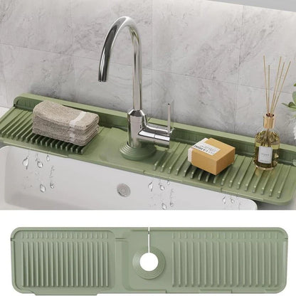 Foldable Self Draining Tap Splash Guard Mat