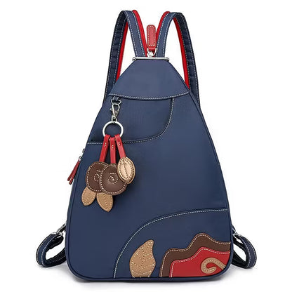Women’s Floral Appliqué Lightweight Backpack