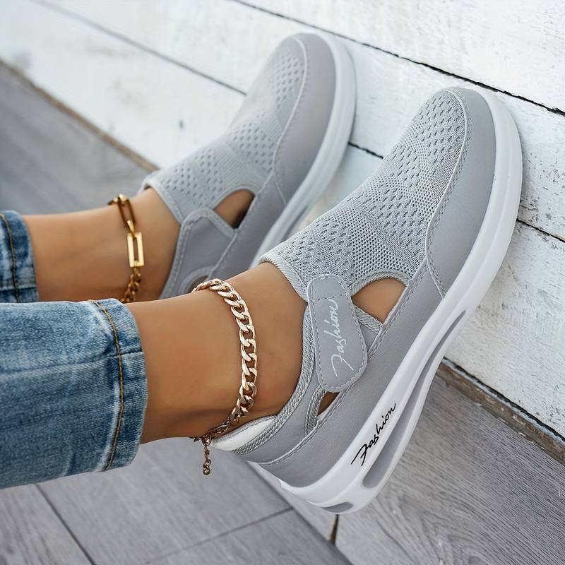 Women’s Breathable Knit Low-Top Comfort Trainers