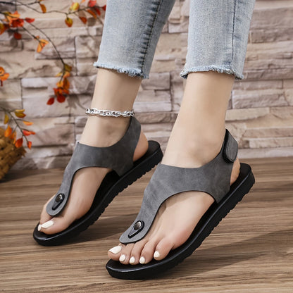 Breathable Flat Sandals - Plaid & Anti-Slip