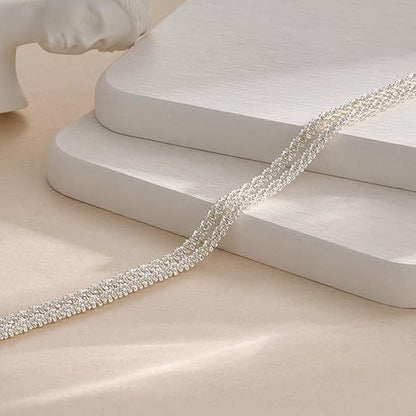Women’s Double-Chain Adjustable Anklet