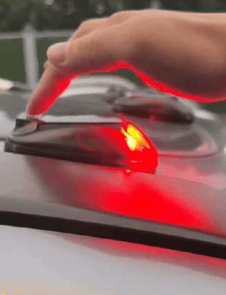 Solar Magnetic RGB Roof Safety Strobe Light
