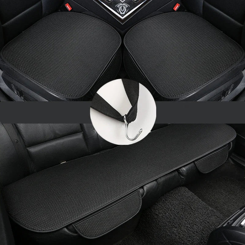 Ice Silk Cooling Car Seat Cushion Set