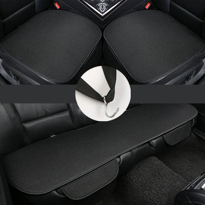 Ice Silk Cooling Car Seat Cushion Set