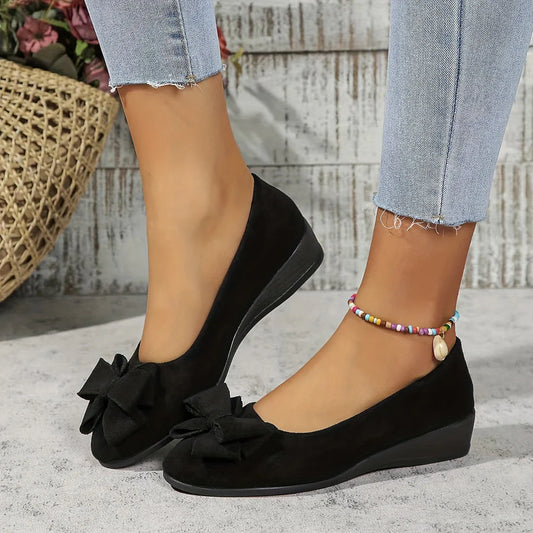 Women’s Breathable Bow Detail Non-Slip Loafers
