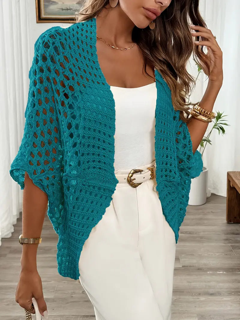 Women’s Batwing Lace Cardigan – Lightweight & Elegant