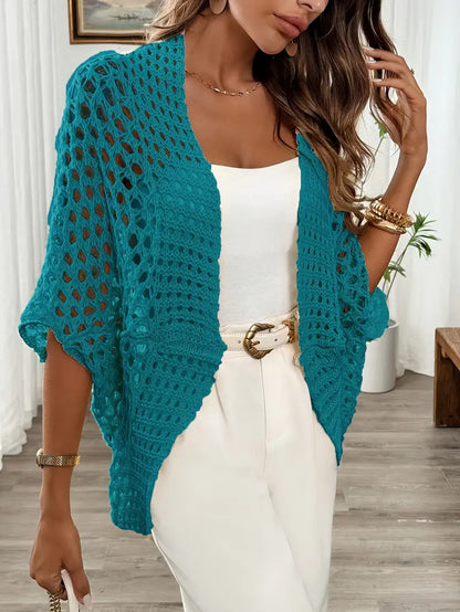 Women’s Batwing Lace Cardigan – Lightweight & Elegant