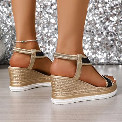 Women’s Supportive Wedge Slip-On Sandals