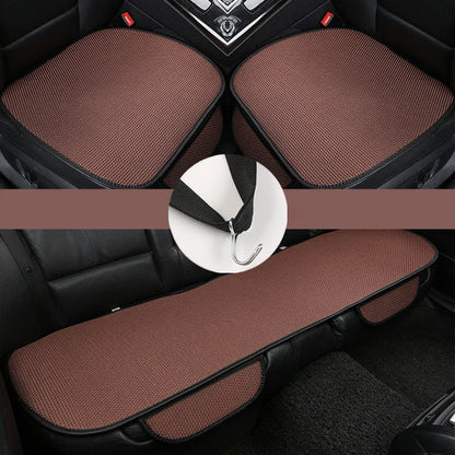 Ice Silk Cooling Car Seat Cushion Set