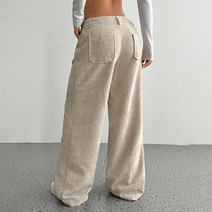Women’s Soft-Touch High-Rise Relaxed Trousers