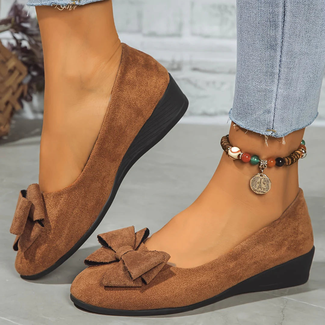 Women’s Breathable Bow Detail Non-Slip Loafers