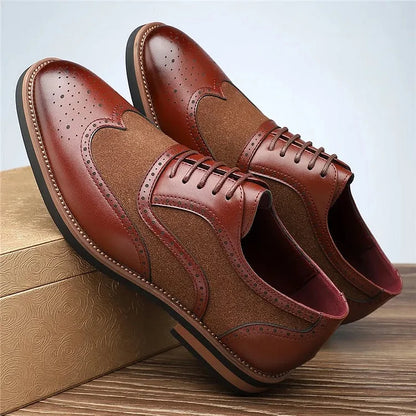 Men’s Two-Tone Brogue Oxfords