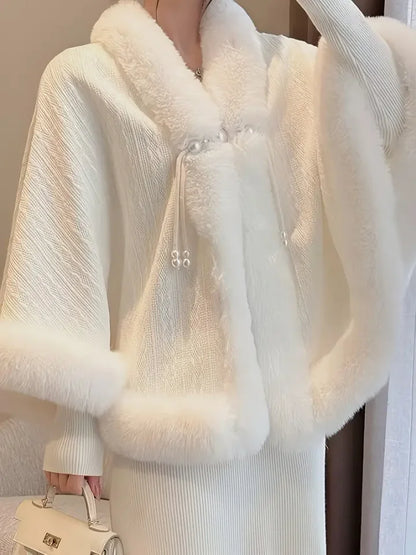 Women’s Elegant Plush Winter Scarf