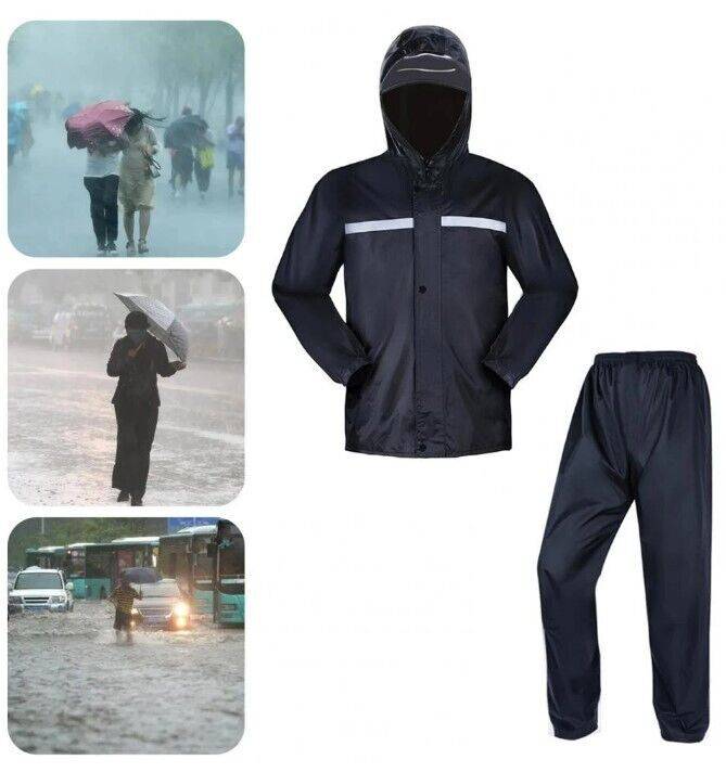 Unisex Hooded Outdoor Rain Suit