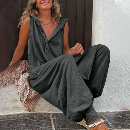Women’s Relaxed Hooded Jumpsuit