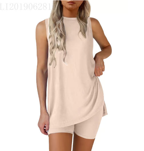 Women's Sleeveless Top & Shorts Set
