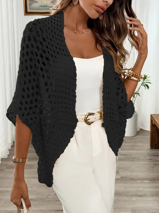 Women’s Batwing Lace Cardigan – Lightweight & Elegant