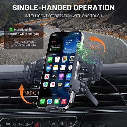 Smart 360 Wireless Charging Car Phone & Tablet Holder