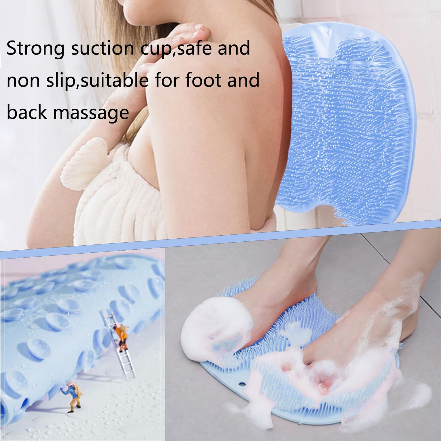 Foot Scrub & Massage Shower Mat