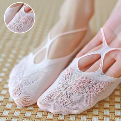 Breathable Mesh Socks With 4-Way Stretch