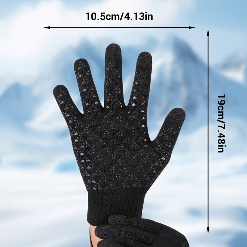 USB-Powered Heated Touchscreen Gloves with Auto Shut-Off