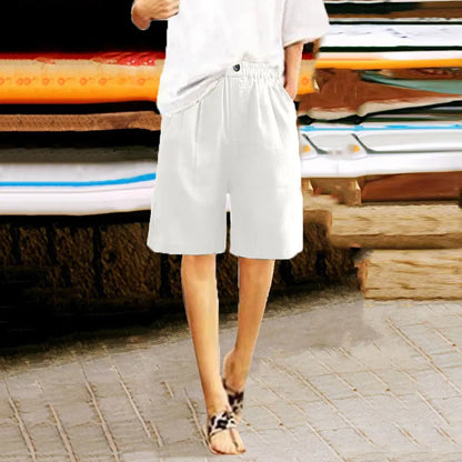 Women's Elastic Waist Comfort Shorts