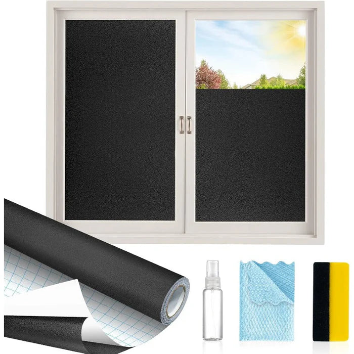 Reflective One-Way Privacy Window Film with DIY Installation Kit