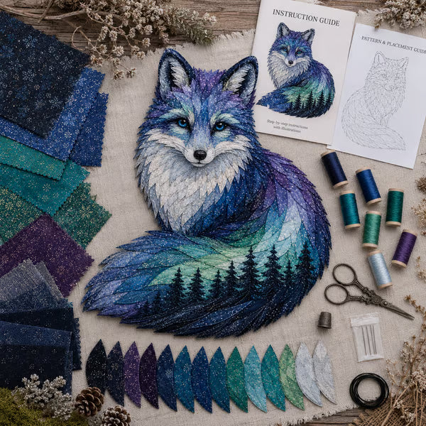 Northern Lights Wildlife DIY Patchwork Kit