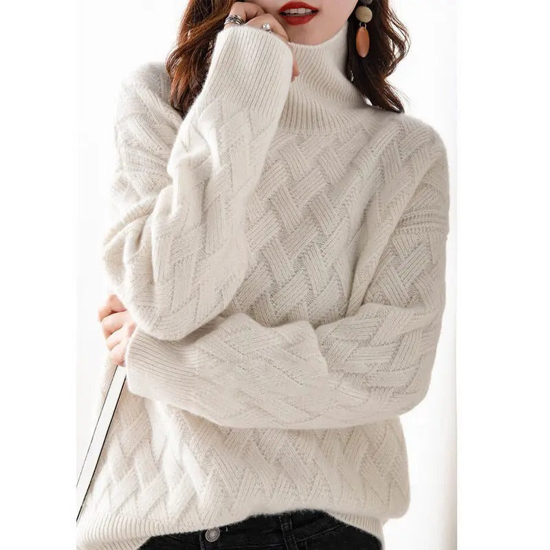 Chic Winter Cashmere-Like Sweater