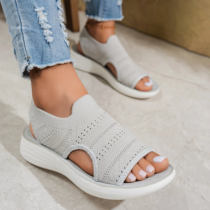 Women's Water Sport Sandals - Light Blue Slip-On