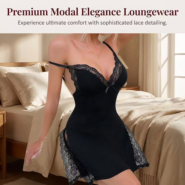 Women's Lace Trim Nightdress
