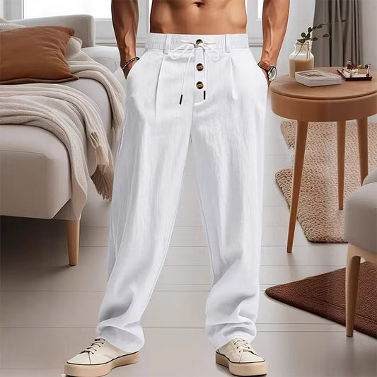Men’s Drawstring Casual Trousers