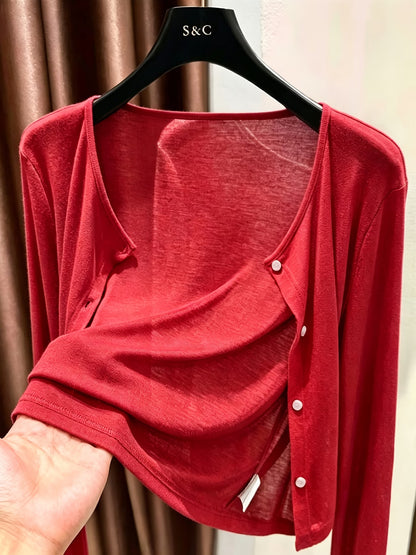 Women's Lightweight Shawl Cardigan