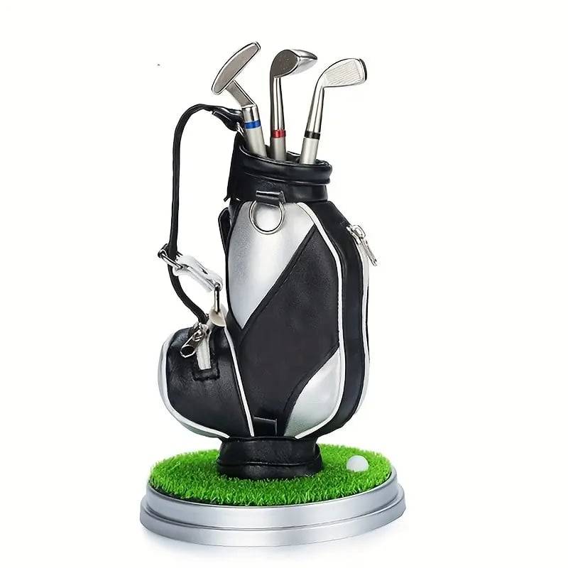 Golf-Themed Pen Holder Set