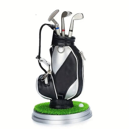 Golf-Themed Pen Holder Set