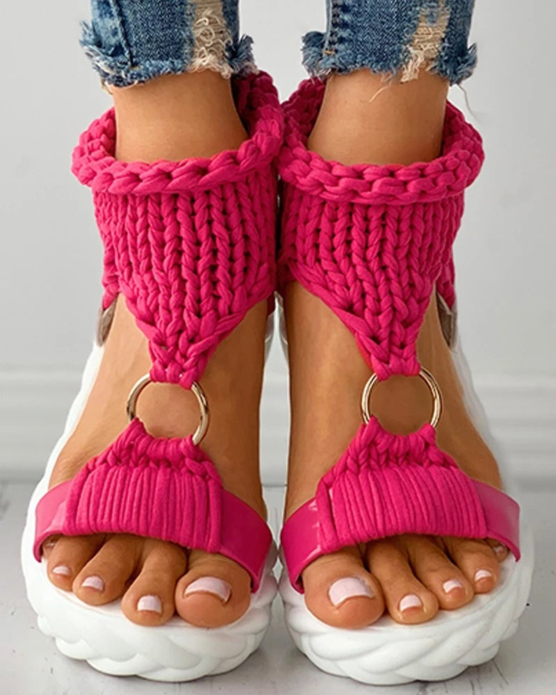 Flat Summer Platform Sandals