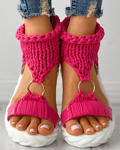 Flat Summer Platform Sandals