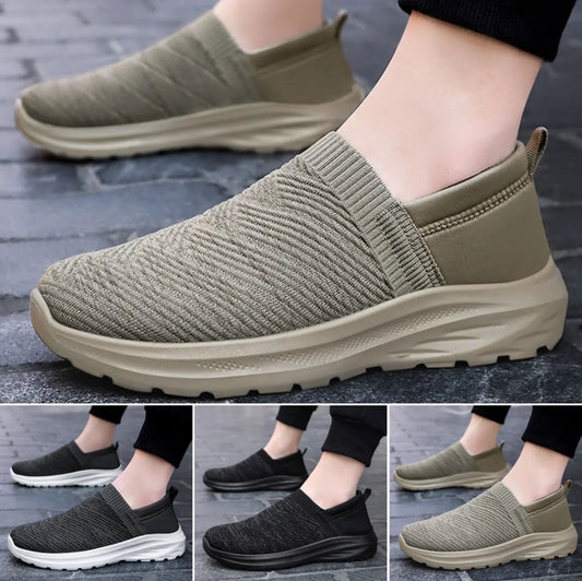 New Men's Breathable Mesh Casual Sneakers – Lightweight & Comfortable All-Day Wear!