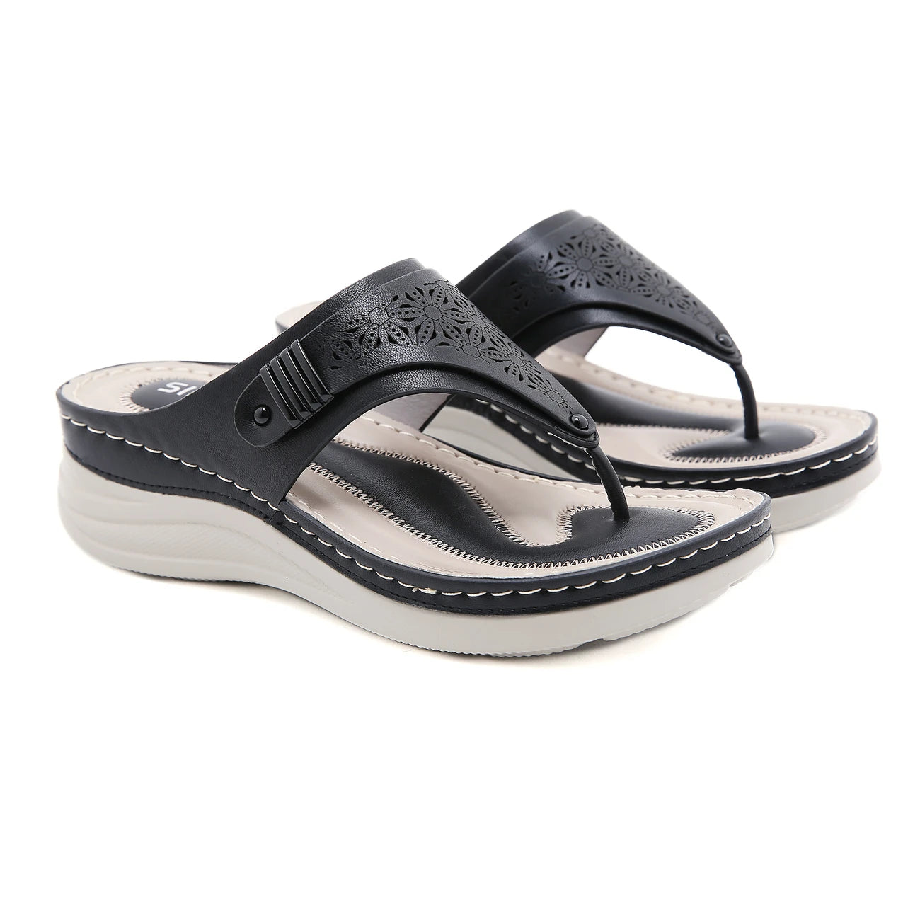 Comfy Wedge Slides - Arch Support Flip Flops