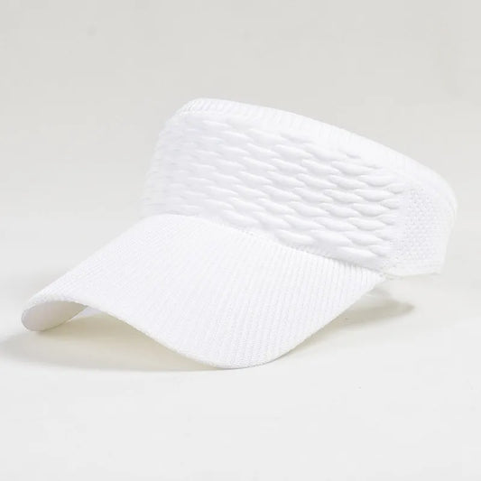 Women's Knitted Wide-Brim Sun Visor