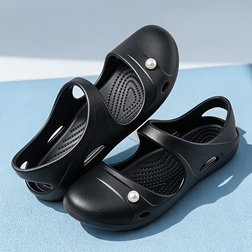 Women's Pearl Accent Summer Slides