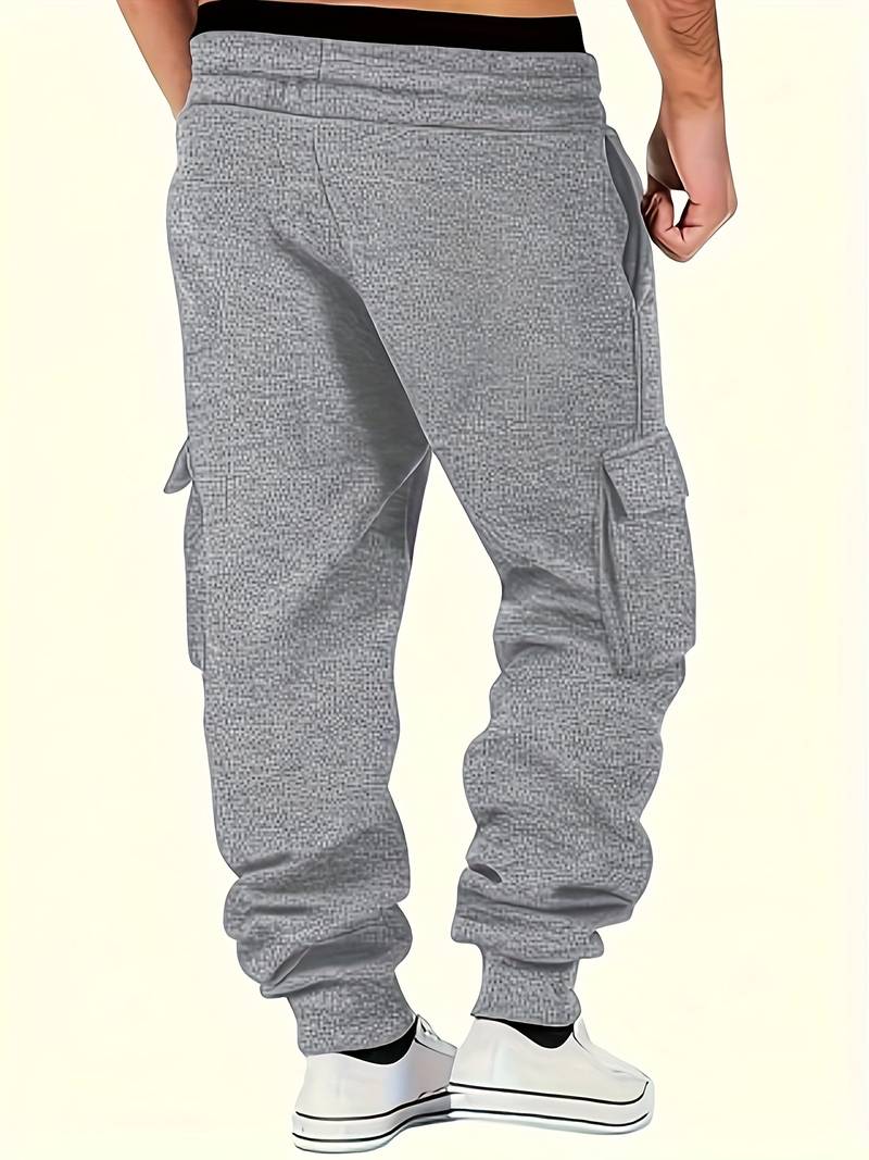 Men’s Classic Tapered Joggers with Drawstring Waist