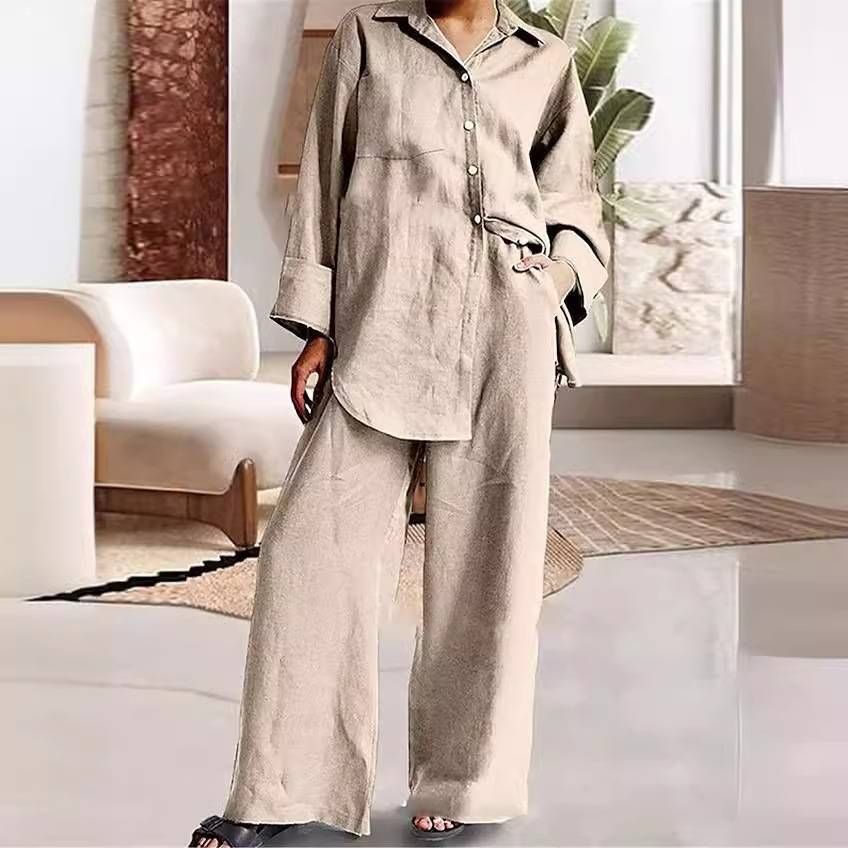 Relaxed Two-Piece Cotton Set