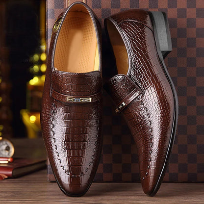 Men's Italian Leather-Look Shoes