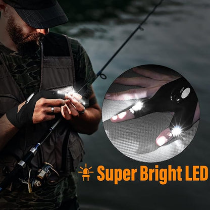 Hands-Free LED Work-Light Half-Finger Gloves