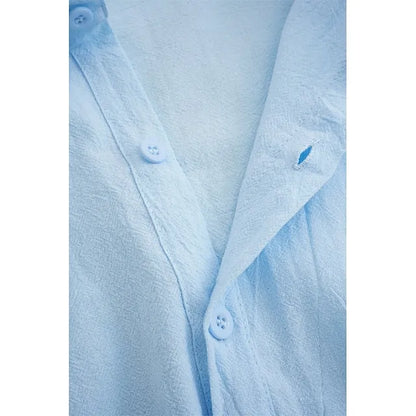 Men's Relaxed Long Sleeve Button Shirt