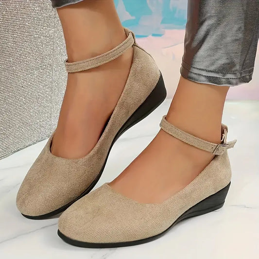 Casual Wedge Strap Shoes