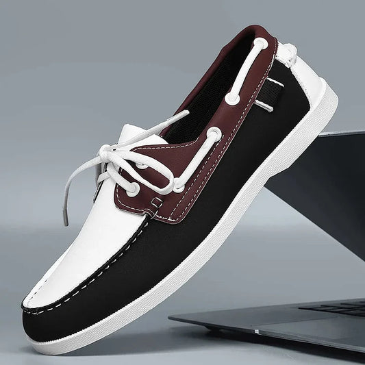 Men's British Style Casual Leather-Look Loafers